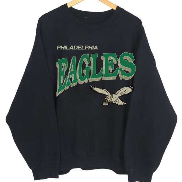 Philadelphia Eagles Sweatshirt, Philadelphia Eagles Football Shirt Sweatshirt - Picture 2 of 2